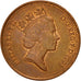 Coin, Great Britain, Elizabeth II, Penny, 1993, EF(40-45), Copper Plated Steel