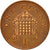 Moneda, Gran Bretaña, Elizabeth II, Penny, 1993, MBC, Cobre chapado en acero