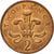 Coin, Great Britain, Elizabeth II, 2 Pence, 1988, AU(50-53), Bronze, KM:936