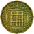 Coin, Great Britain, Elizabeth II, 3 Pence, 1956, EF(40-45), Nickel-brass