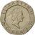 Moneta, Wielka Brytania, Elizabeth II, 20 Pence, 1990, AU(50-53), Miedź-Nikiel