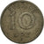 Coin, Sweden, Gustaf V, 10 Öre, 1946, VF(30-35), Nickel-Bronze, KM:795