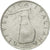 Munten, Italië, 5 Lire, 1973, Rome, ZF, Aluminium, KM:92