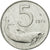 Munten, Italië, 5 Lire, 1974, Rome, PR+, Aluminium, KM:92