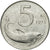 Monnaie, Italie, 5 Lire, 1975, Rome, SUP, Aluminium, KM:92