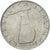 Coin, Italy, 5 Lire, 1980, Rome, EF(40-45), Aluminum, KM:92