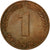 Monnaie, République fédérale allemande, Pfennig, 1966, Karlsruhe, TB+, Copper