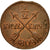 Coin, Sweden, Gustaf IV Adolf, 1/2 Skilling, 1809, MS(63), Copper, KM:565