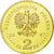 Moneda, Polonia, 2 Zlote, 2007, Warsaw, SC+, Latón, KM:594
