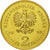 Coin, Poland, 2 Zlote, 2008, Warsaw, MS(60-62), Brass, KM:634