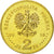 Moneda, Polonia, 2 Zlote, 2010, Warsaw, SC, Latón, KM:725