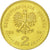 Moneda, Polonia, 2 Zlote, 2009, Warsaw, SC, Latón, KM:692
