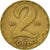 Moneda, Hungría, 2 Forint, 1970, Budapest, MBC, Latón, KM:591