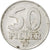 Moneda, Hungría, 50 Fillér, 1976, Budapest, MBC, Aluminio, KM:574