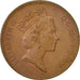 Coin, Great Britain, Elizabeth II, 2 Pence, 1985, VF(30-35), Bronze, KM:936