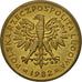 Moneta, Polska, 2 Zlote, 1982, Warsaw, EF(40-45), Mosiądz, KM:80.1