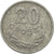 Coin, Poland, 20 Groszy, 1975, Warsaw, EF(40-45), Aluminum, KM:A47