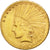 Stati Uniti, Indian Head, $10, Eagle, 1910, U.S. Mint, Denver, BB+, Oro, KM:130