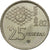 Moneda, España, Juan Carlos I, 25 Pesetas, 1980, SC, Cobre - níquel, KM:818