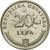Moneda, Croacia, 20 Lipa, 2007, MBC+, Níquel chapado en acero, KM:7