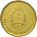 Münze, Argentinien, 10 Centavos, 1986, SS, Messing, KM:98