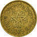 Coin, Morocco, Mohammed V, 10 Francs, 1951, Paris, EF(40-45), Aluminum-Bronze