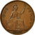 Coin, Great Britain, George VI, Penny, 1945, VF(30-35), Bronze, KM:845