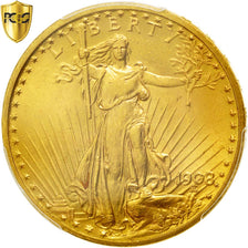 UNITED STATES, Saint-Gaudens, $20, Double Eagle, 1908, U.S. Mint, KM #127,...