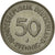 Coin, GERMANY - FEDERAL REPUBLIC, 50 Pfennig, 1976, Hambourg, EF(40-45)