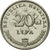 Moneda, Croacia, 20 Lipa, 2003, MBC, Níquel chapado en acero, KM:7