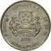 Moneda, Singapur, 20 Cents, 1989, British Royal Mint, MBC, Cobre - níquel