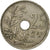Moneta, Belgia, 25 Centimes, 1921, EF(40-45), Miedź-Nikiel, KM:68.2