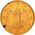 San Marino, Euro Cent, 2005, EBC, Cobre chapado en acero, KM:440