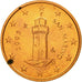 San Marino, Euro Cent, 2005, Rome, AU(55-58), Miedź platerowana stalą, KM:440