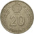 Coin, Hungary, 20 Forint, 1983, EF(40-45), Copper-nickel, KM:630