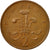 Coin, Great Britain, Elizabeth II, 2 New Pence, 1979, EF(40-45), Bronze, KM:916