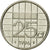 Coin, Netherlands, Beatrix, 25 Cents, 1996, EF(40-45), Nickel, KM:204