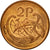 Moneda, REPÚBLICA DE IRLANDA, 2 Pence, 1996, MBC, Cobre chapado en acero
