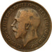 Coin, Great Britain, George V, Penny, 1914, F(12-15), Bronze, KM:810