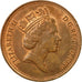 Coin, Great Britain, Elizabeth II, 2 Pence, 1989, EF(40-45), Bronze, KM:936