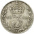 Coin, Great Britain, George V, 3 Pence, 1919, VF(30-35), Silver, KM:813