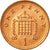 Moneda, Gran Bretaña, Elizabeth II, Penny, 2002, MBC, Cobre chapado en acero