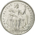 Moneda, Polinesia francesa, 2 Francs, 1989, Paris, MBC, Aluminio, KM:10