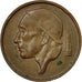 Moneda, Bélgica, Baudouin I, 50 Centimes, 1957, MBC, Bronce, KM:149.1