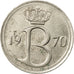 Moneda, Bélgica, 25 Centimes, 1970, Brussels, EBC, Cobre - níquel, KM:154.1