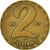 Coin, Hungary, 2 Forint, 1972, EF(40-45), Brass, KM:591