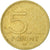 Moneta, Ungheria, 5 Forint, 1999, Budapest, BB, Nichel-ottone, KM:694