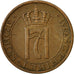 Coin, Norway, Haakon VII, 2 Öre, 1939, EF(40-45), Bronze, KM:371