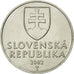 Munten, Slowakije, 2 Koruna, 2002, ZF, Nickel plated steel, KM:13