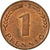 Coin, GERMANY - FEDERAL REPUBLIC, Pfennig, 1969, Hambourg, EF(40-45), Copper